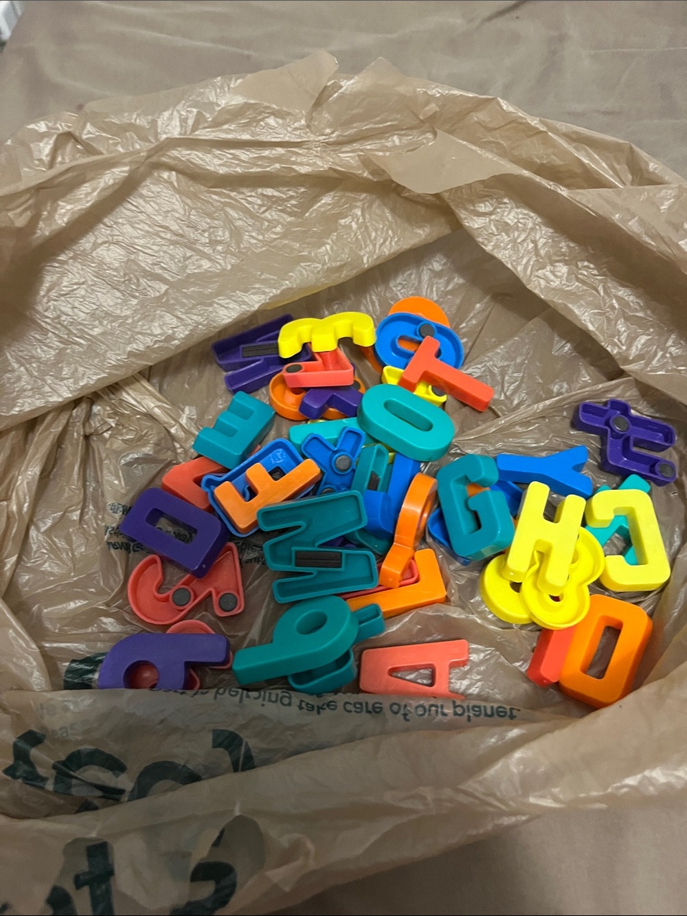Bright Multicolor Magnetic Letters for Kids - Educational Alphabet Toy